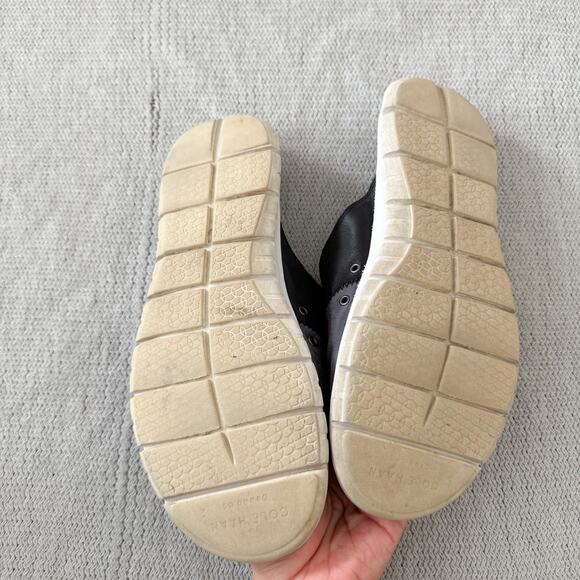 Cole Haan Black + Blue Colorblock Zero Grand Slide On Sandals - Men's 12 - Picture 7 of 8